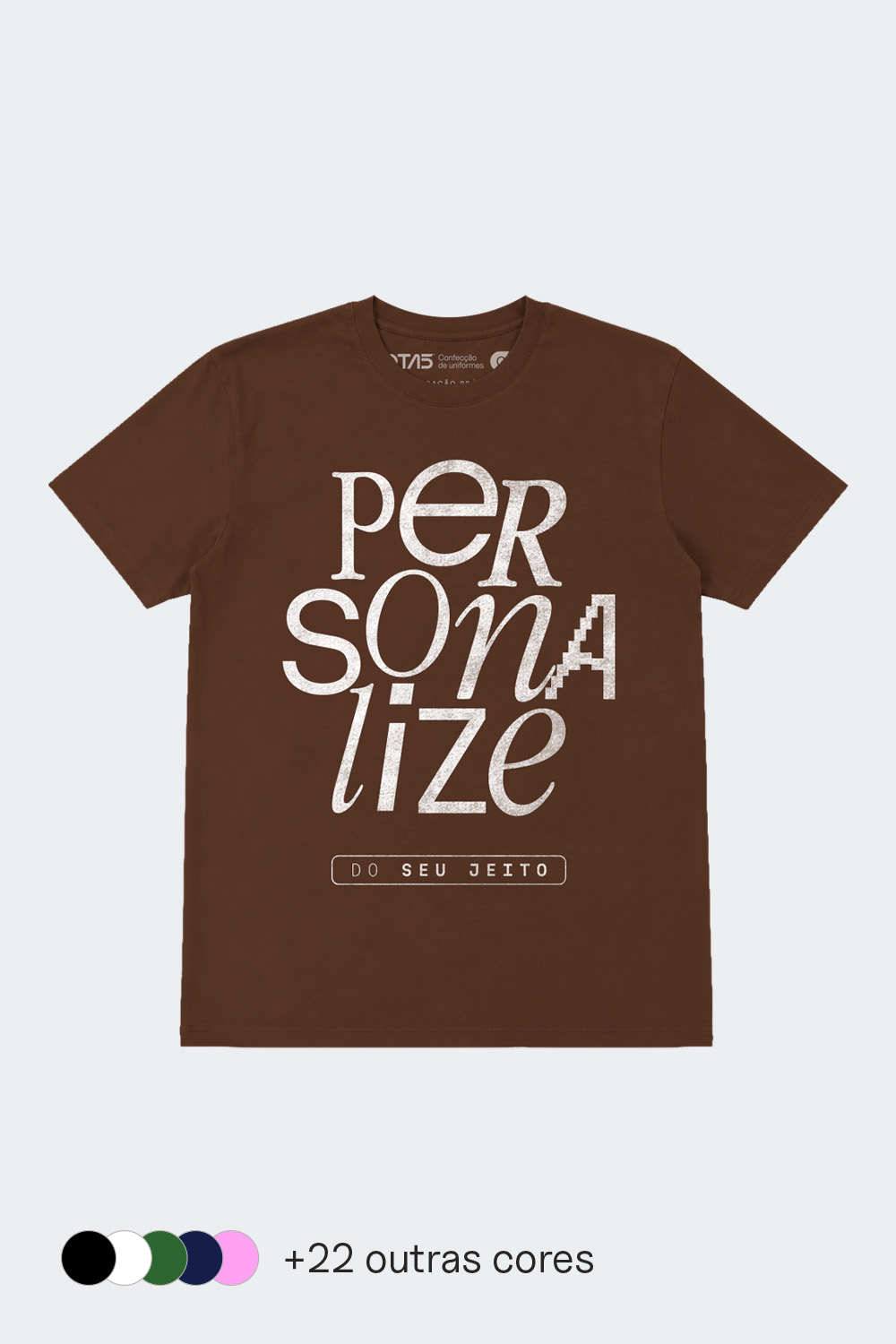 Camiseta Básica em PV Personalizada