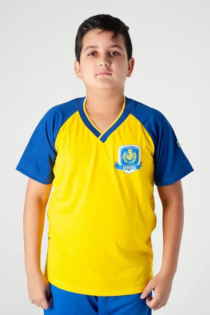 EG – Camisa com Manga Amarelo Canário Escola Gênesis