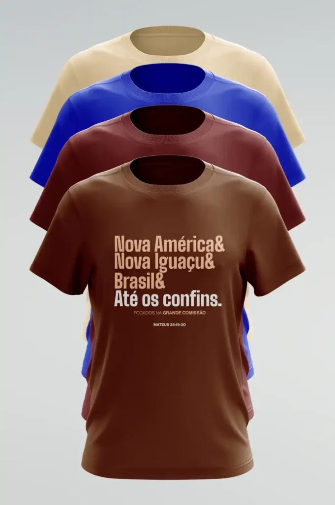 Camisa Básica Até os Confins da Terra