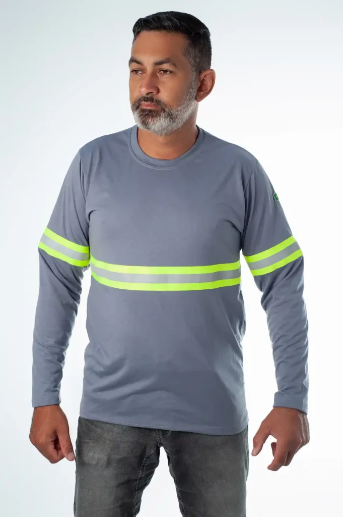 Camisa Básica Manga Comprida c/ Refletiva PV